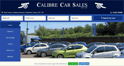 Desktop Screenshot of calibrecarsales.co.uk